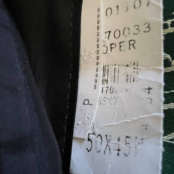 Ralph Lauren Wool Pinstripe Blazer Charcoal Gray 2 Button Heritage 50 - Picture 9 of 9